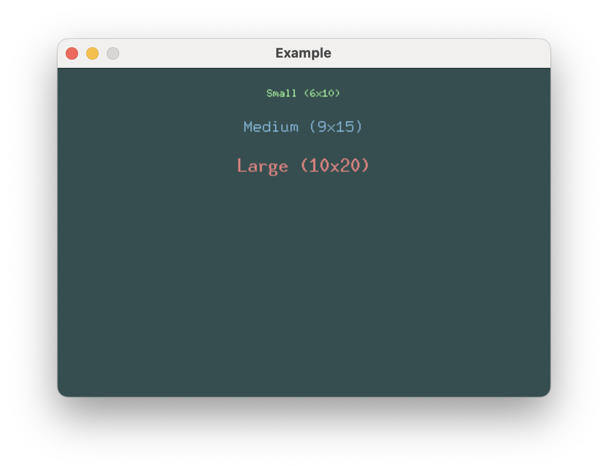 Embedded Graphics Fonts